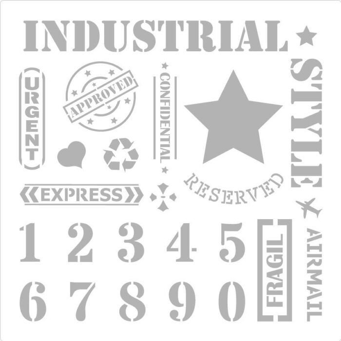 Stencil 09 30×30 cm (PS09)